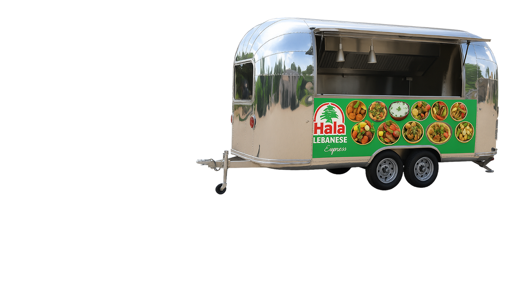 Hala Lebanese Express food trailer
